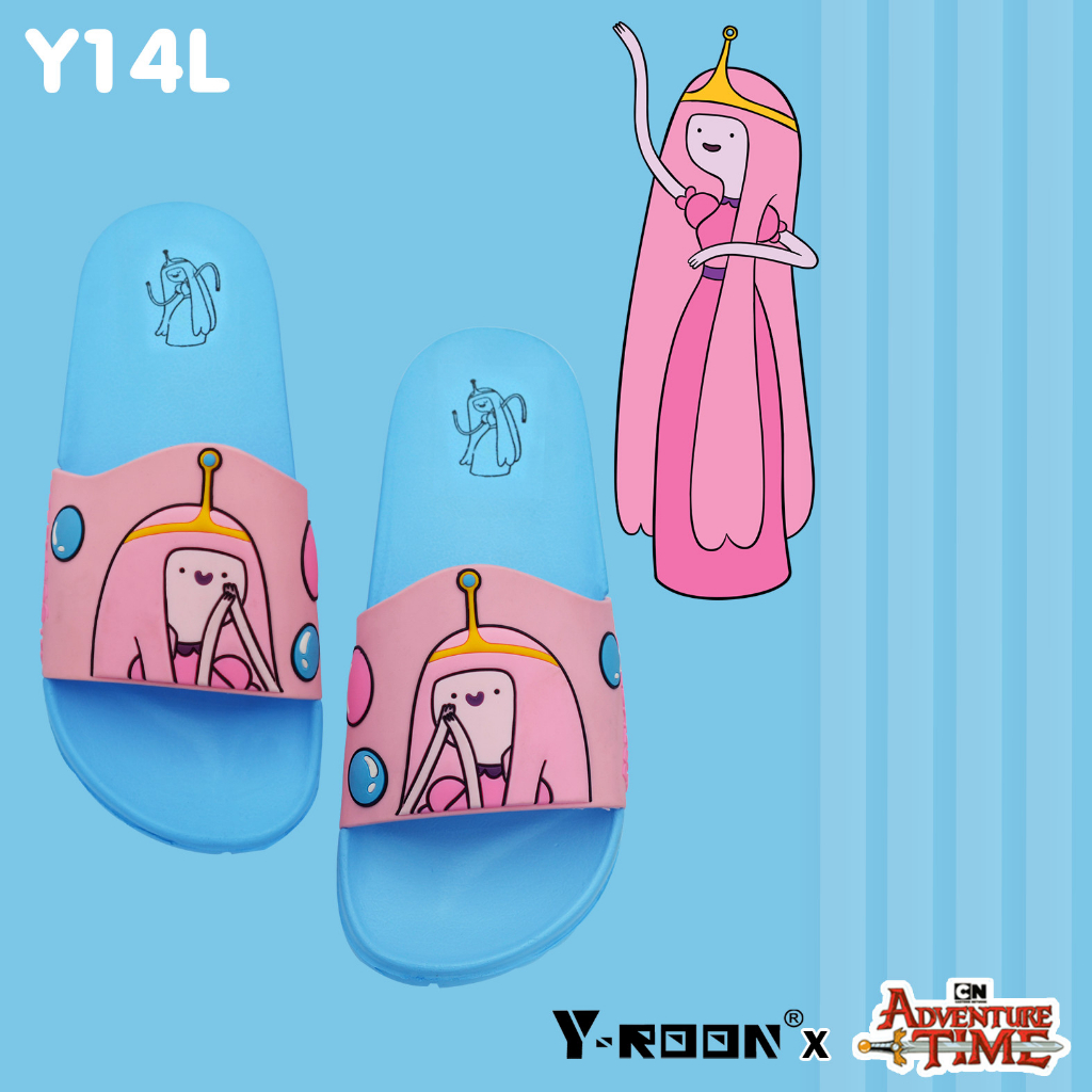 รองเท้าลิขสิทธิ์แท้-y-roon-วัยรุ่น-รุ่น-y14-adventure-time-princess-bubble-gum
