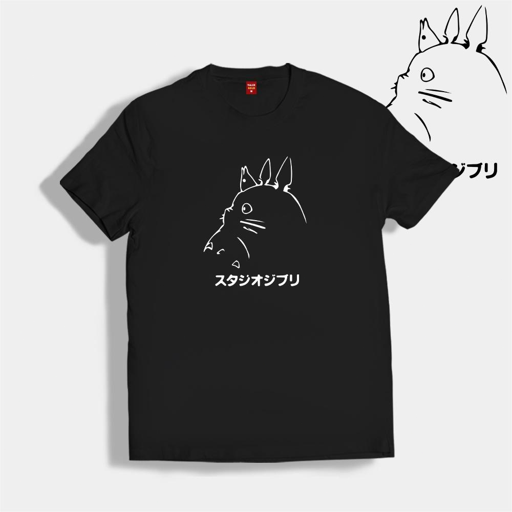 เสื้อยืดภาพยนตร์อะนิเมะเพื่อนบ้านของฉัน-totoro-hayao-miyazaki-manga-เสื้อยืดแขนสั้น