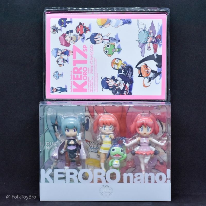 Sgt. Frog Keroro Gunso nano! Keroro & Natsumi Pururu Momoka Figure Set ...
