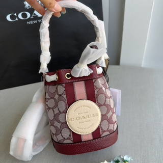 💚แท้💯 พร้อมส่ง💚Coach C8322 Mini Dempsey Bucket Bag