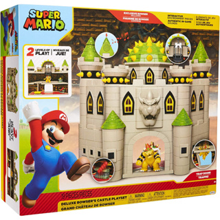 ปราสาทมาริโอ้-มีเสียง Super Mario Nintendo Deluxe Bowsers Castle Playset ราคา 3,390.- บาท