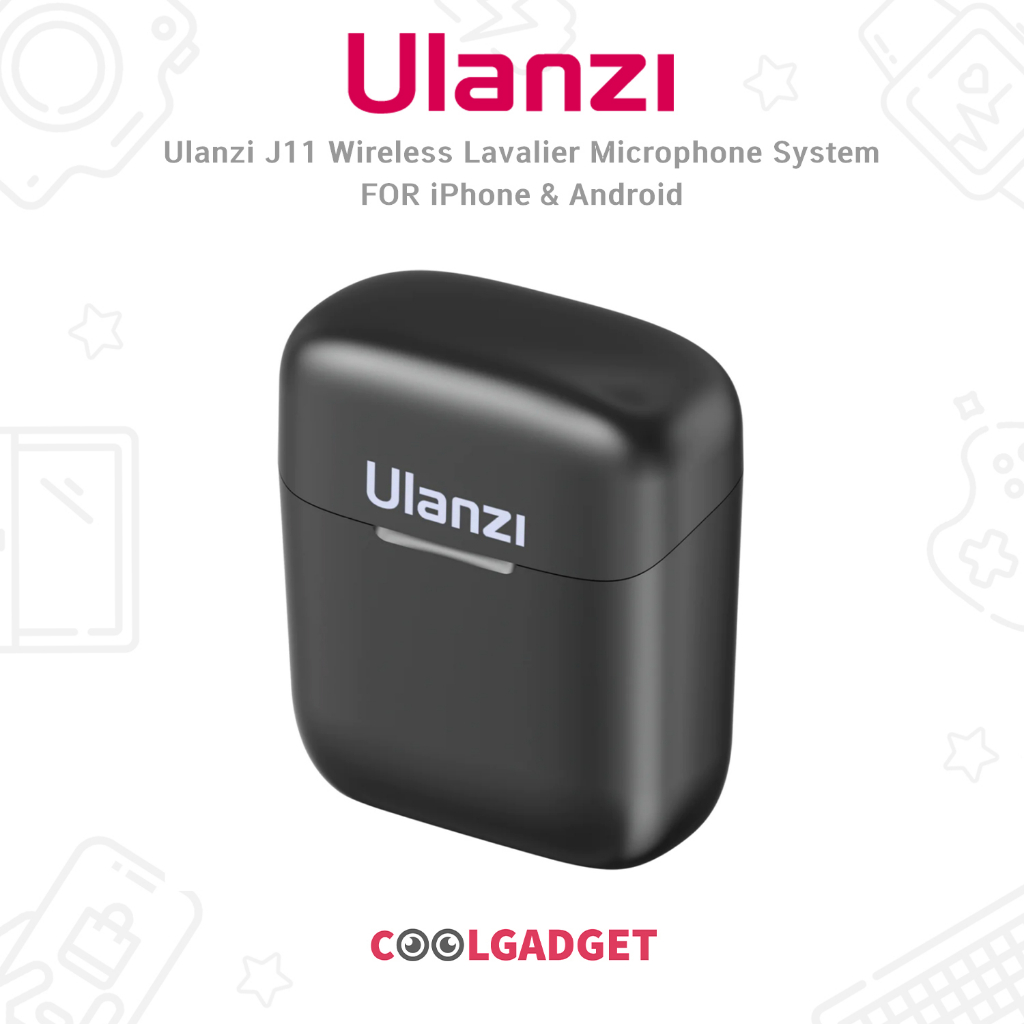 ส่งใน-ulanzi-j11-wireless-microphone-ไมโครโฟนไร้สาย-สำหรับมือถือ-ios-android-มี-1-ตัวรับ-1-ตัวส่ง-ใช้-live-vlog