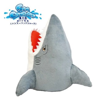 Sea Creatures - Face Plushy ตุ๊กตาปลาฉลามตัวใหญ่ ของแท้จากญี่ปุ่น