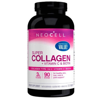 🧚‍♀️Neocell Super Collagen+Vit C+Biotin (1กระปุก 270เม็ด)นำเข้าจาก USA อย.ไทย