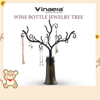 Vinaera  เครื่องประดับขวดไวน์ แขวนเครื่องประดับ Wine Bottle Jewelry Tree