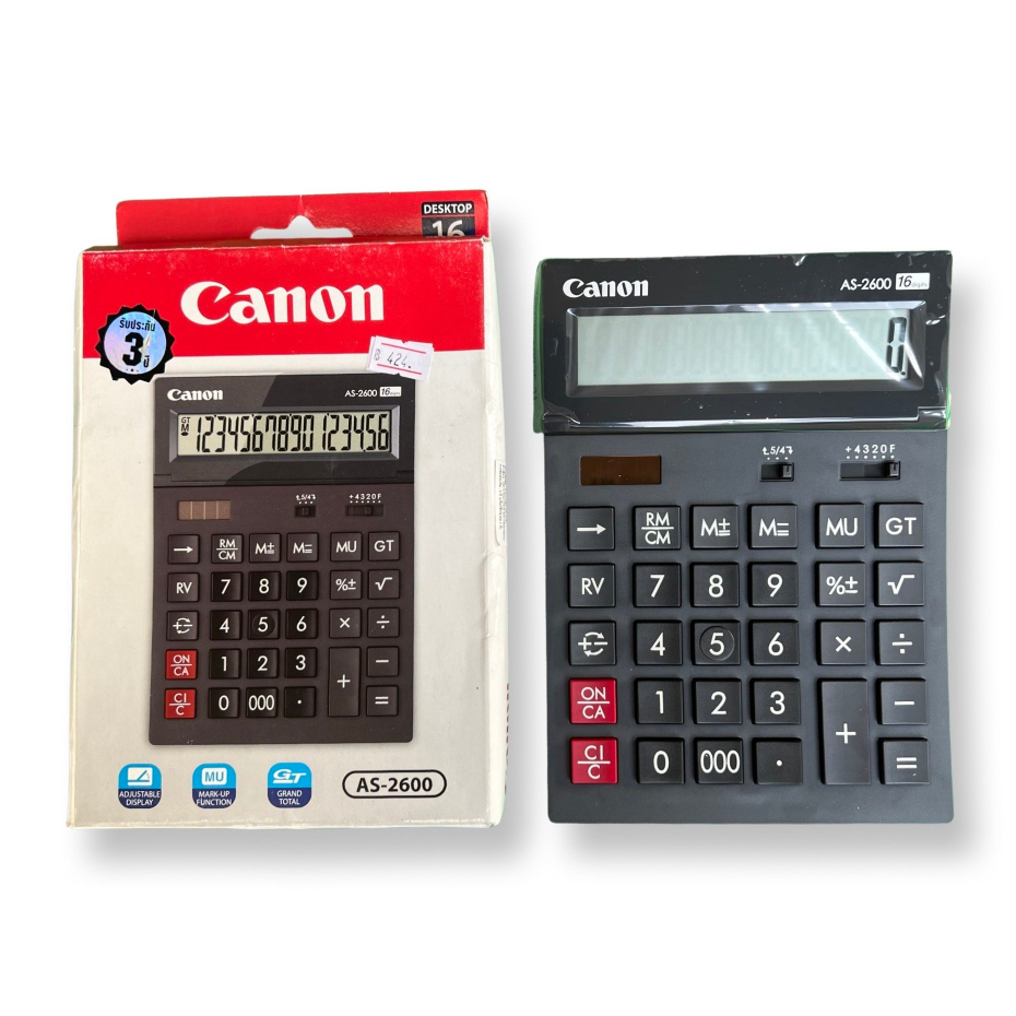เครื่องคิดเลข-canon-as-2600-16-หลัก-canon-calculator-16-digits