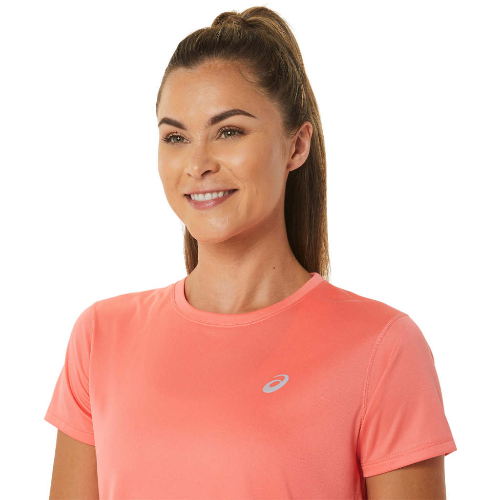 asics-silver-ss-top-women-running-ผู้หญิง-เสื้อคอกลม-ของแท้-papaya