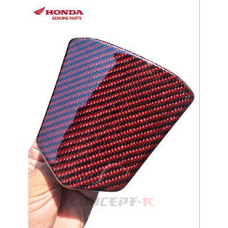 ฝาปิดช่องเติมน้ำมันCARBONแท้ตรงรุ่น HONDA PCX160(ผ้าดำ,แดง,น้ำเงิน)