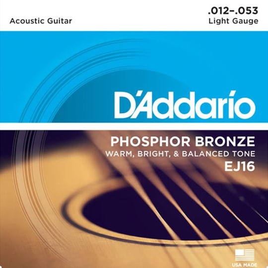 d-addario-ej16-สายกีต้าร์โปร่ง-เบอร์-12-ทนทานแข็งแรง