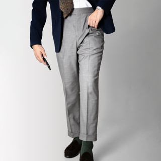 ภาพหน้าปกสินค้ากางเกงขายาวเอวสูง Classic High Waist Trousers (Warm gray) ที่เกี่ยวข้อง
