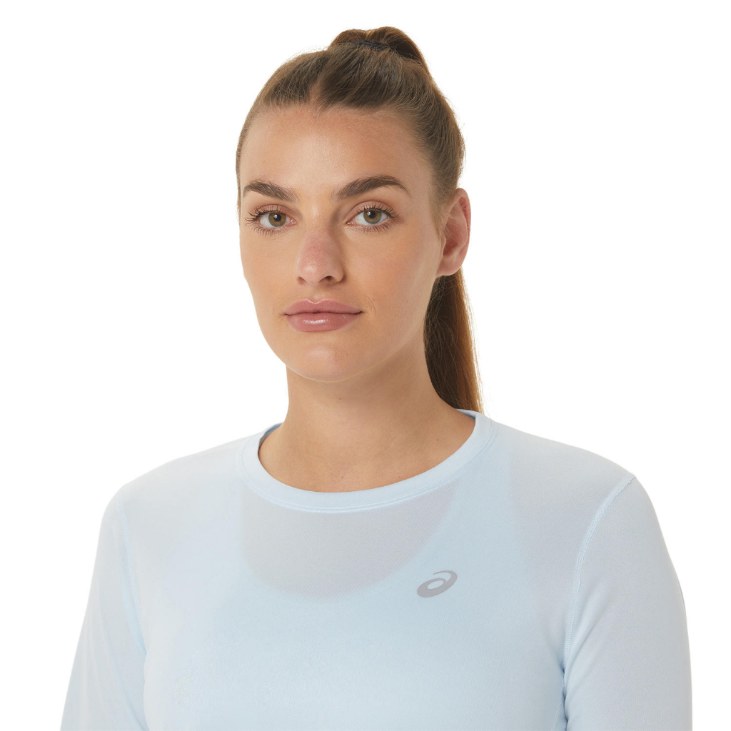 asics-silver-ls-top-women-running-ผู้หญิง-เสื้อคอกลม-ของแท้-sky