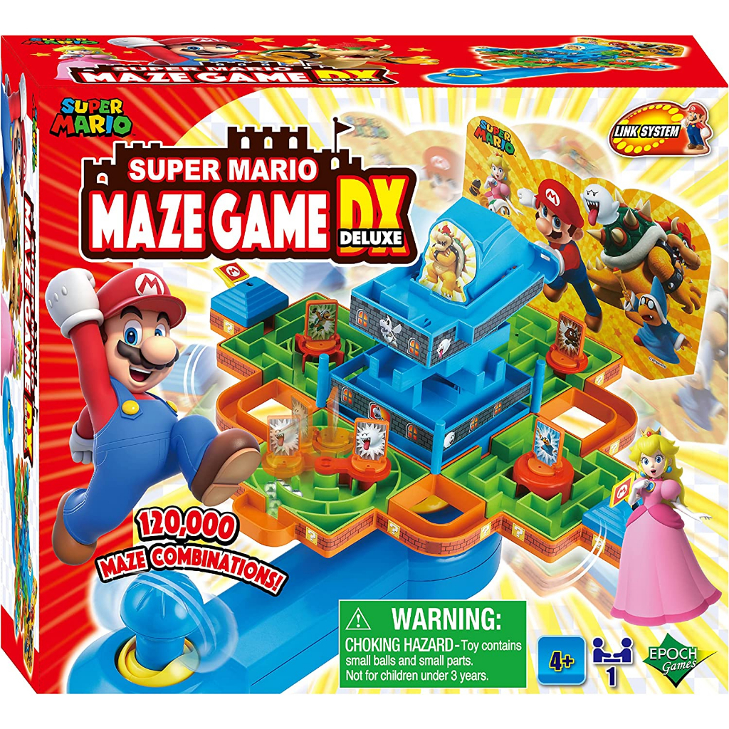 ของแท้-เกมส์มาริโอ้-สุดมันส์-ด่านเขาวงกต-epoch-super-mario-maze-game-deluxe-4-ราคา-2-200-บาท