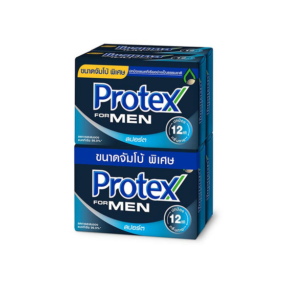 ภาพหน้าปกสินค้าProtex for Men สบู่ก้อนโพรเทคส์ ฟอร์เมน สปอร์ต 90 กรัม (แพ็ค 4)