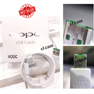 OPPO VOOC USB cable Fast Charge USB Data Cable สายชาร์จเร็วออปโป้ สินค้าของแท้ สายหนา คงทน รองรับหลายรุ่น [สายเเท้ 100%]