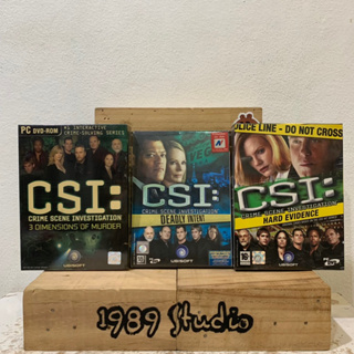 CSI : แผ่น Pc game ชุดเซท CSI ลิขสิทธิ์แท้ มือ1 ซีล