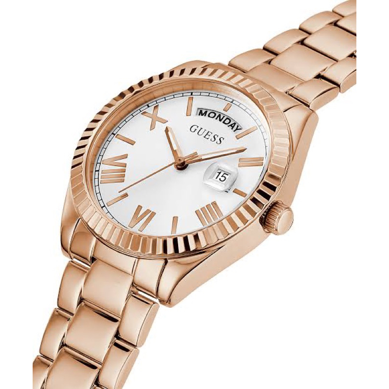 ผ่อน0-นาฬิกาสแตนเลส-guess-luna-rose-gold-stainless-steel-bracelet-gw0308l3-case-size-36-mm-ประกัน-cmg