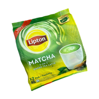 Lipton Milk Tea 3in1 Matcha Latte ลิปตัน มัจฉะ 12 ซอง