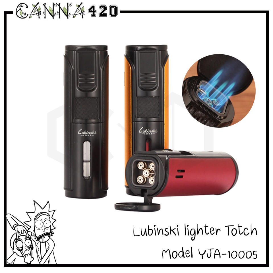 lubinski-lighter-torch-ไฟแช็ค-ไฟแชก-เติมได้-สำหรับสายเติม-model-yja-10005