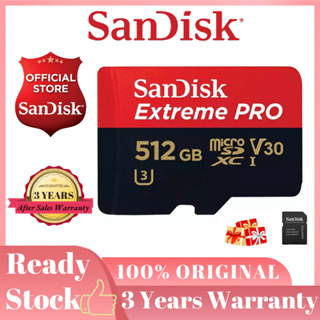 Sandisk Ultra Micro SDCard 128GB 256GB 512GB Class10 A1 เมมโมรี่การ์ด โทรศัพท์ มือถือ แท๊บเล็ต