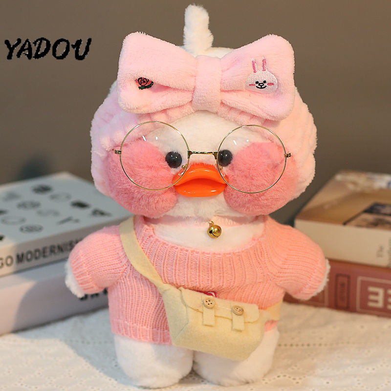 yadou-ตุ๊กตาเป็ดขาวคนดังอินเทอร์เน็ตของเล่นตุ๊กตาเป็ดน้อย