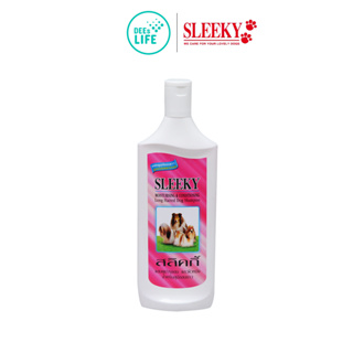 Sleeky สลิคกี้ แชมพูบำรุงขนและผิวหนัง สำหรับสุนัขขนยาว 350 CC.