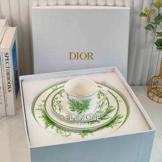 🍽️เซทจาน ชาม🍽️ DIOR MAISON Lily Of The Valley