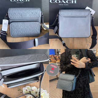 Coach Sullivan Flap Crossbody In Signature Leather C9871 แท้💯