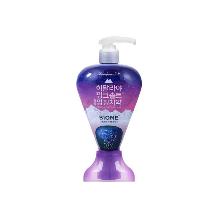 LG BAMBOO SALT HIMALAYA PINKSALT PUMPING TOOTHPASTE 285 g. ขนาดใหญ่หัว ...