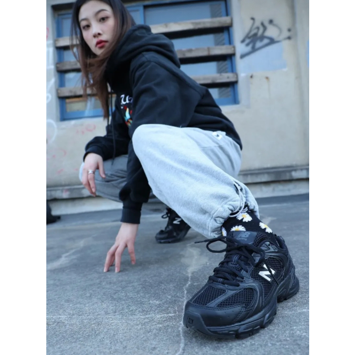 ของแท้-100-new-balance-530-pure-black