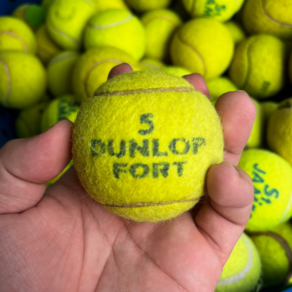 ลูกเทนนิสมือสอง-ใช้ฝึก-ซ้อม-ตีเล่น-tennis-wilson-st-james-dunlop-fort