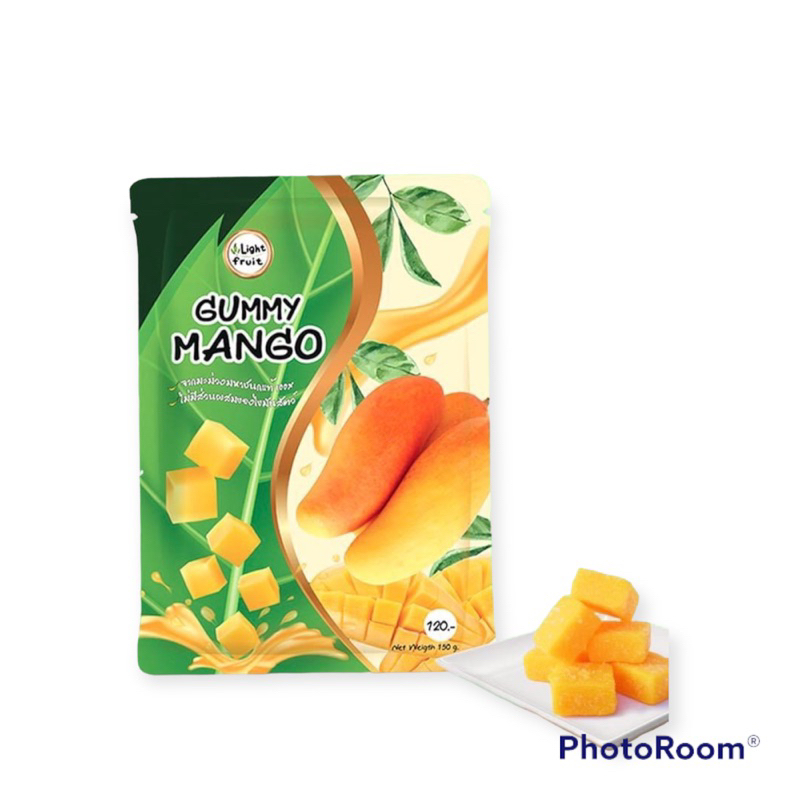 Gummy Mango เยลลี่มะม่วงแท้มหาชนก เกรดส่งออก ขนาด 150g(1 ห่อ) Shopee