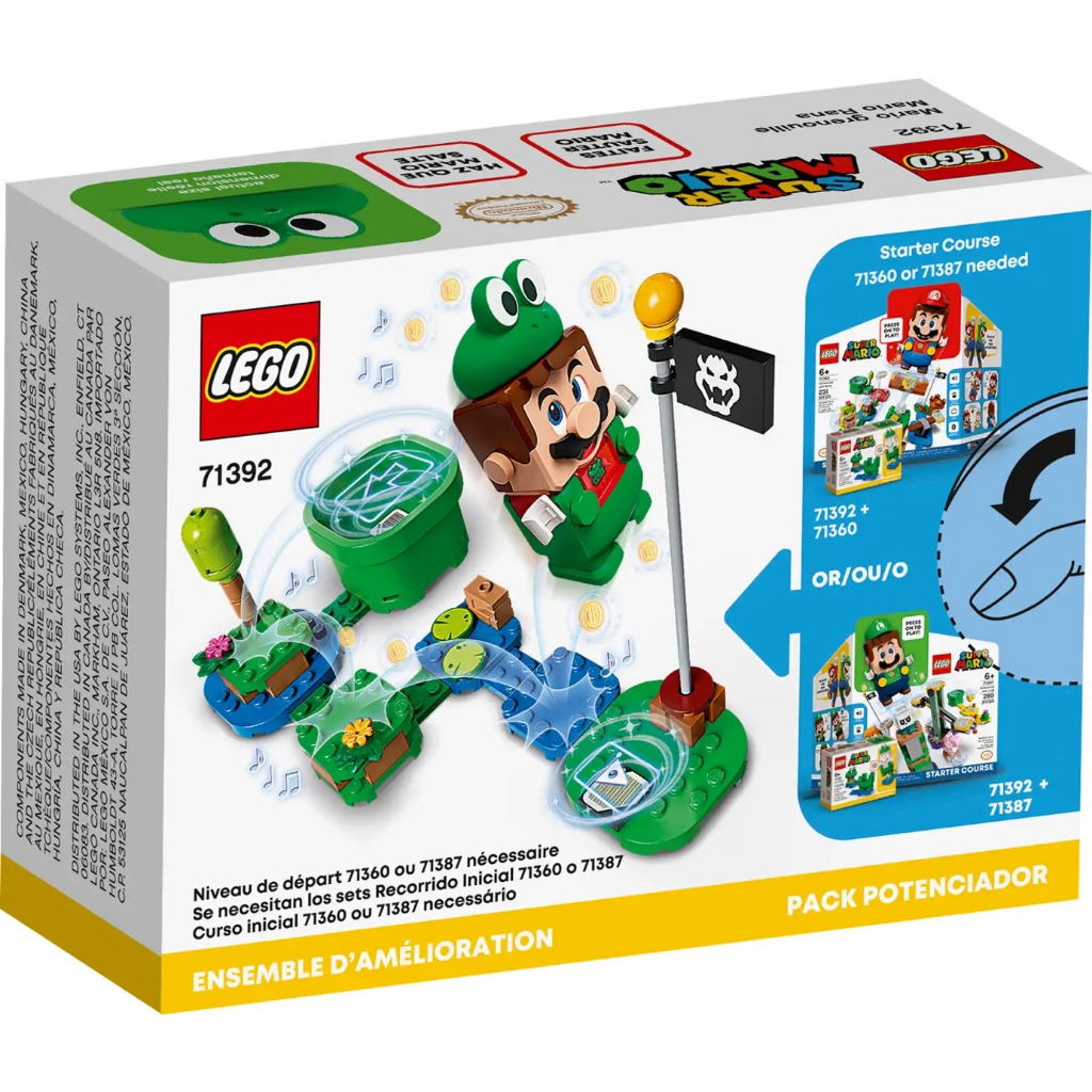 lego-super-mario-71392-frog-mario-power-up-pack-เลโก้ใหม่-ของแท้-กล่องสวย-พร้อมส่ง