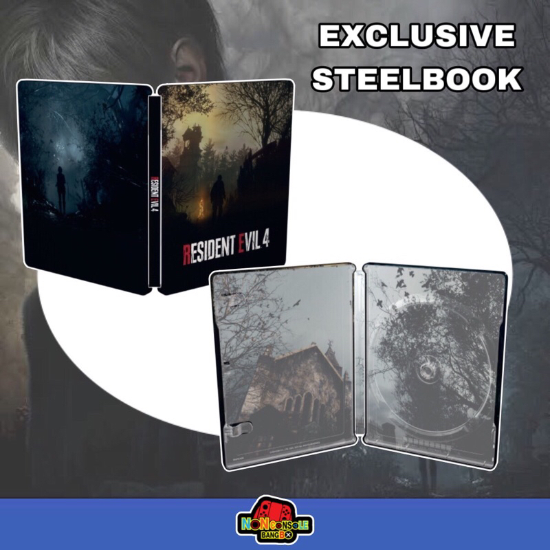 STEELBOOK CASE , RESIDENT EVIL 4 REMAKE Shopee Thailand