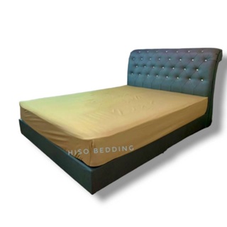 ชุดผ้าปูที่นอน กันไรฝุ่น (ผ้าปู + ปลอกหมอนหนุน) MicroCottonSilk ทอ 550 เส้น สัมผัส  นุ่มนอนสบาย ลื่น เย็น