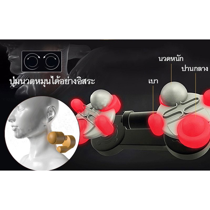 หมอนนวดไฟฟ้า-หมอนนวดคอ-หมอนนวดอเนกประสงค์-เบาะนวดไฟฟ้า-หมอนนวดพกพาได้-เครื่องนวดไหล่ไฟฟ้า-อเนกประสงค์