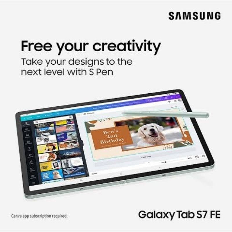 วันที่25-โค้ด7dd1125-ลด7-samsung-tab-s7-fe-ประกันศูนย์-samsung-1ปี