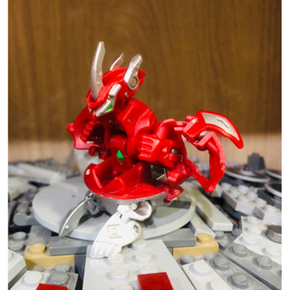 Bakugan Pyrus TITANIUM DRAGONOID Mechtanium Surge SegaToys ( Diecast leg ) ขาเหล็ก