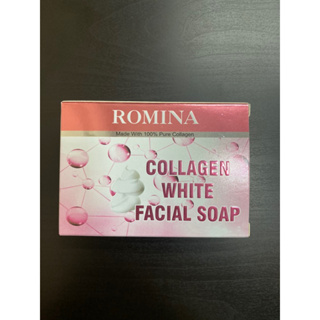 Romina Collagen White Facial Soap 100g. สบู่ โรมิน่า คอลลาเจน