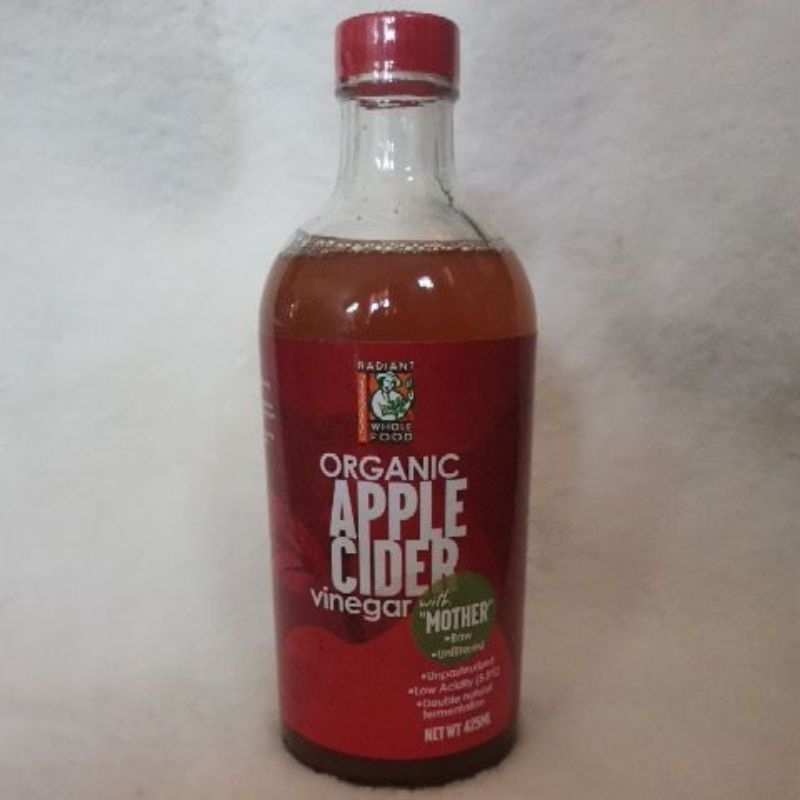 radiant-organic-apple-cider-venegar-with-mother-มีฮาลาล-425-ml