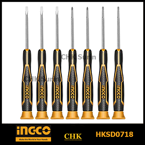 ingco-hksd0718-ชุด-ไขควงซ่อมนาฬิกา-ไขควงงานละเอียด-7-ตัวชุด-precision-screwdriver-set