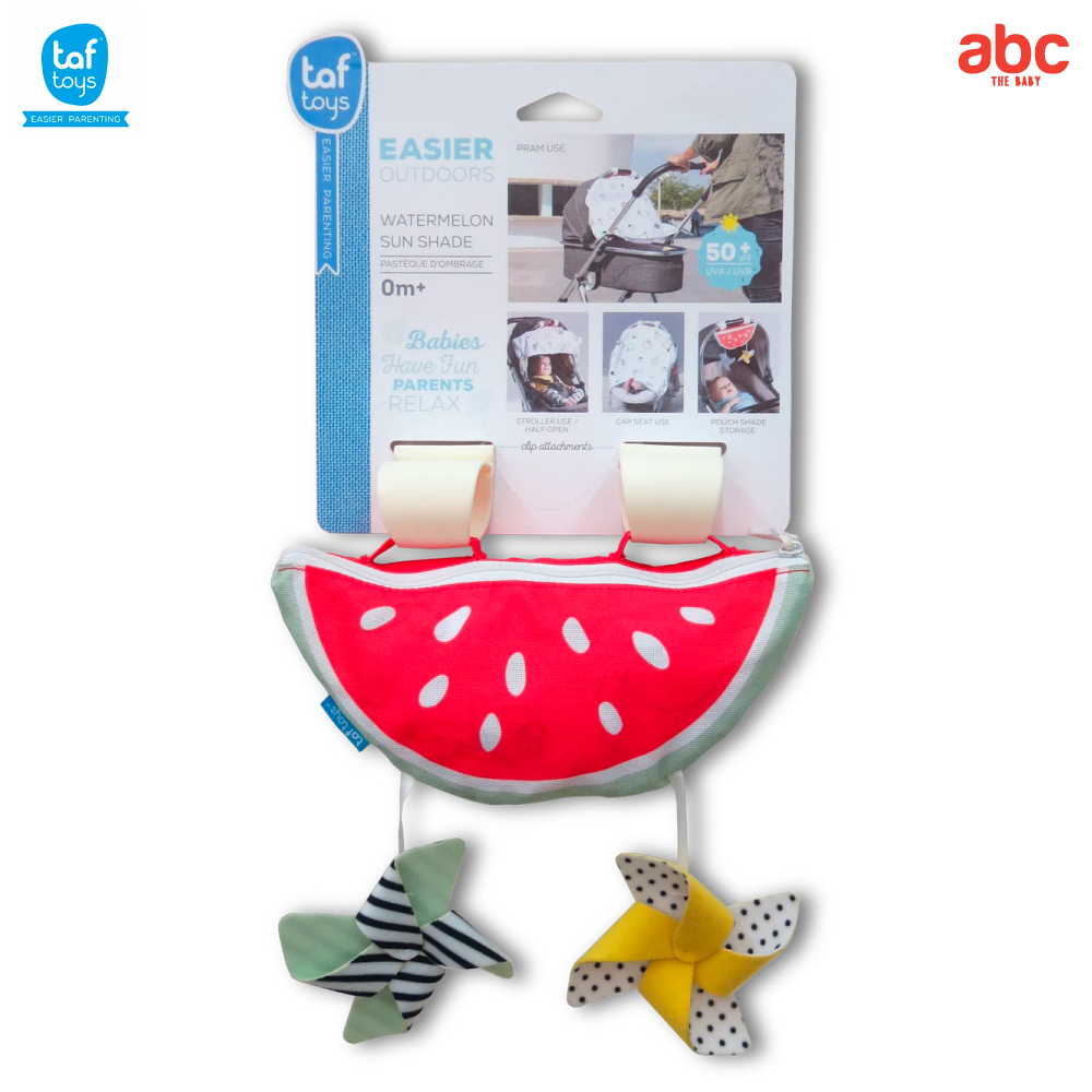 taf-toys-โมบายม่านบังเเดดแตงโม-watermelon-sun-shade-ของใช้เด็ก-0-เดือน-ขึ้นไป