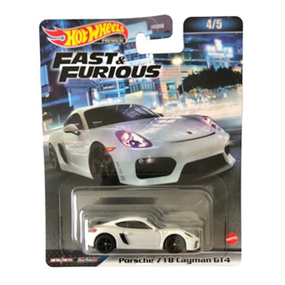 Hot Wheels Fast & Furious Premium Porsche 718 Cayman GT4