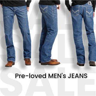 SALE! SALE! SALE! Pre-loved jeans for men size 38 and 40 inches กางเกงยีนส์พรีเลิฟสำหรับผู้ชายไซส์ 38 และ 40