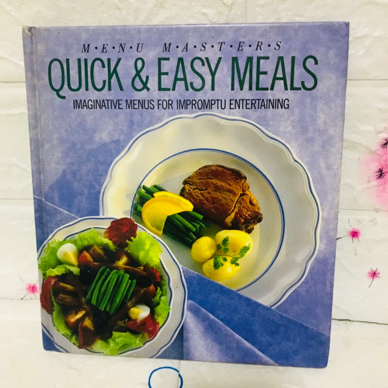 MENU MASTER QUICK & EASY MEALS ปกแข็ง | Shopee Thailand
