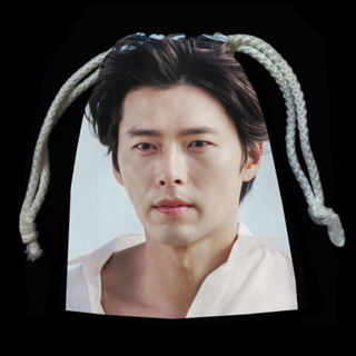 กระเป๋าผ้าแบบรูด กระเป๋าดินสอ ติ่งเกาหลี ฮยอนบิน Hyun Bin ศิลปินเกาหลี