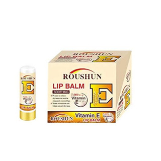 ROUSHUN Vitamin E Lip Balm 12แท่ง