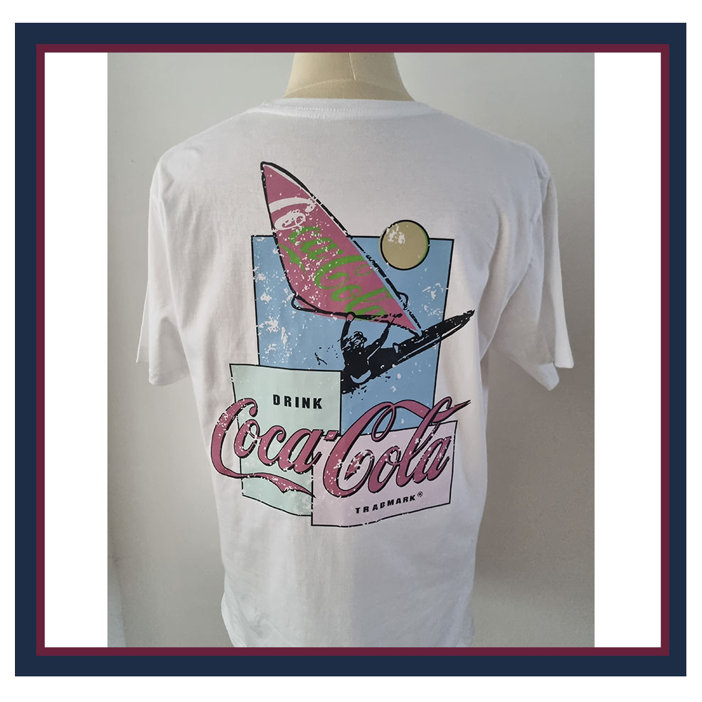 เสื้อยืดแขนสั้น-พิมพ์ลาย-coca-cola