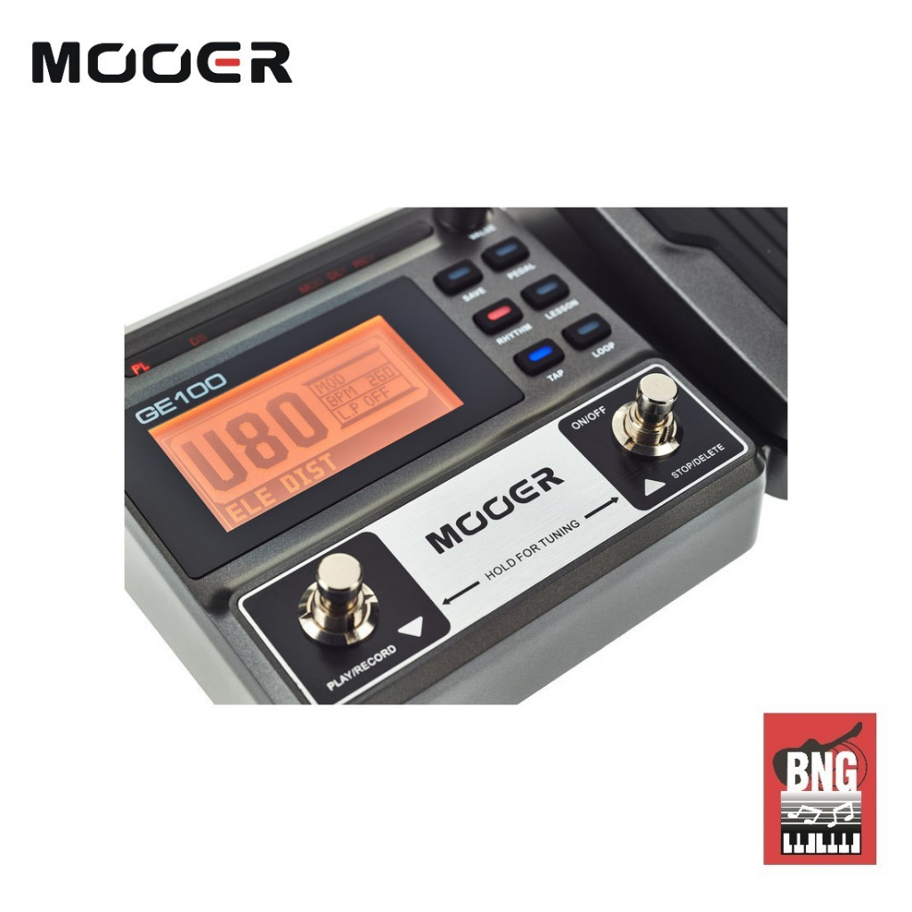 mooer-ge100-มัลติเอฟเฟตมาแรง-ราคาโดนใจ-ใช้งานง่าย-ครบทุกฟั่งชั่น