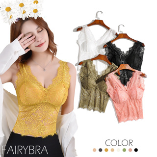 ⭐fairybra.store⭐ LB-367 บราลูกไม้เต็มตัว สายใหญ่เก๋ๆ