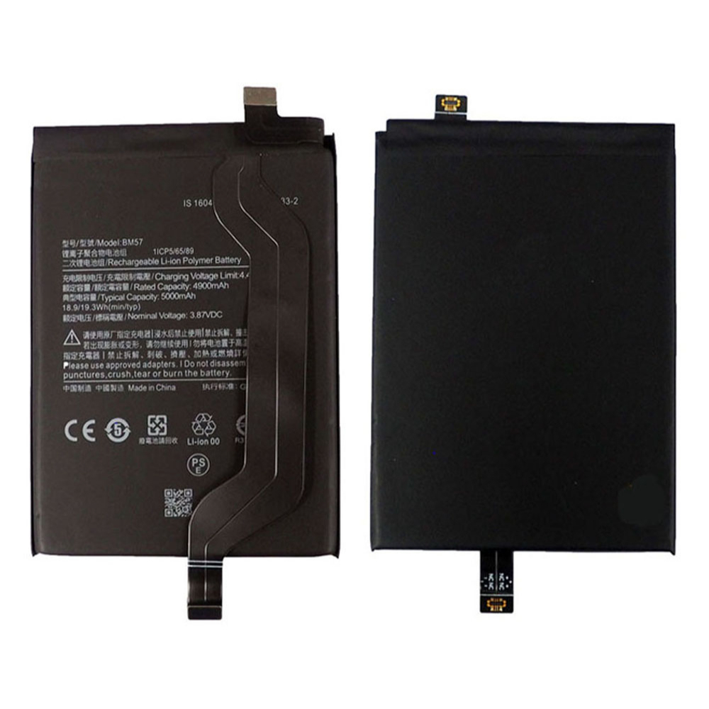 Batería de repuesto para teléfono BN5A BM57 para Xiaomi Mi Redmi Note 10 Redmi Note 10 Pro 5000mAh con herramientas